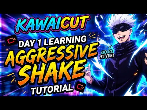 HOW TO MAKE INSANE AGGRESSIVE SHAKE EFFECT IN KAWAICUT | DAY 1 GUIDE ⚡