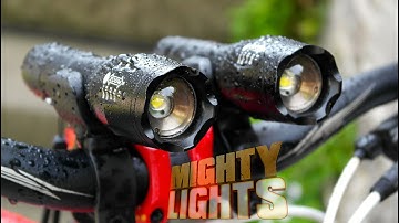 Ultrafire® E17 Zoomable CREE XML-T6 MTB cycle bike light torch set demo/review