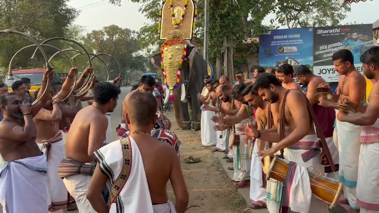 Kuttikkattu mahadeva temple pulluvazhy- ulsavam2025- panchavadyam- mattoor venu 