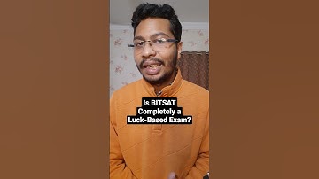 Is #BITSAT truly Luck-Based? Why aren