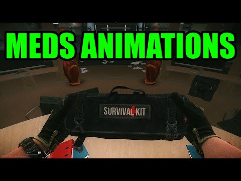 All Meds Animations (Patch 12.10) - Escape From Tarkov