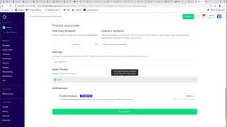 Create new droplet on Digitalocean return error on Desktop