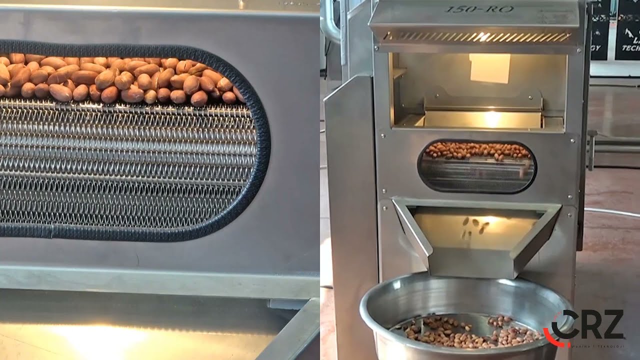 ماكينة وفرن تحميص المكسرات اللب وبذور عباد الشمس والفول السوداني  RO150 kavurma firni