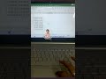 How to convert a table from vertical to horizontal in Microsoft Excel? | shorts | youtube shorts