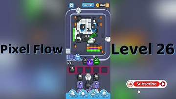 🎮 Pixel Flow Level 26 Walkthrough | Go Answer 🧩✨