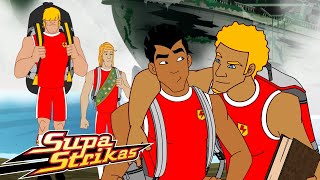 видео: Игра в джунглях | 3 серии | Мультфильм про Футбол - Супер Страйкеры картинка: Игра в джунглях | 3 серии | Мультфильм про Футбол - Супер Страйкеры