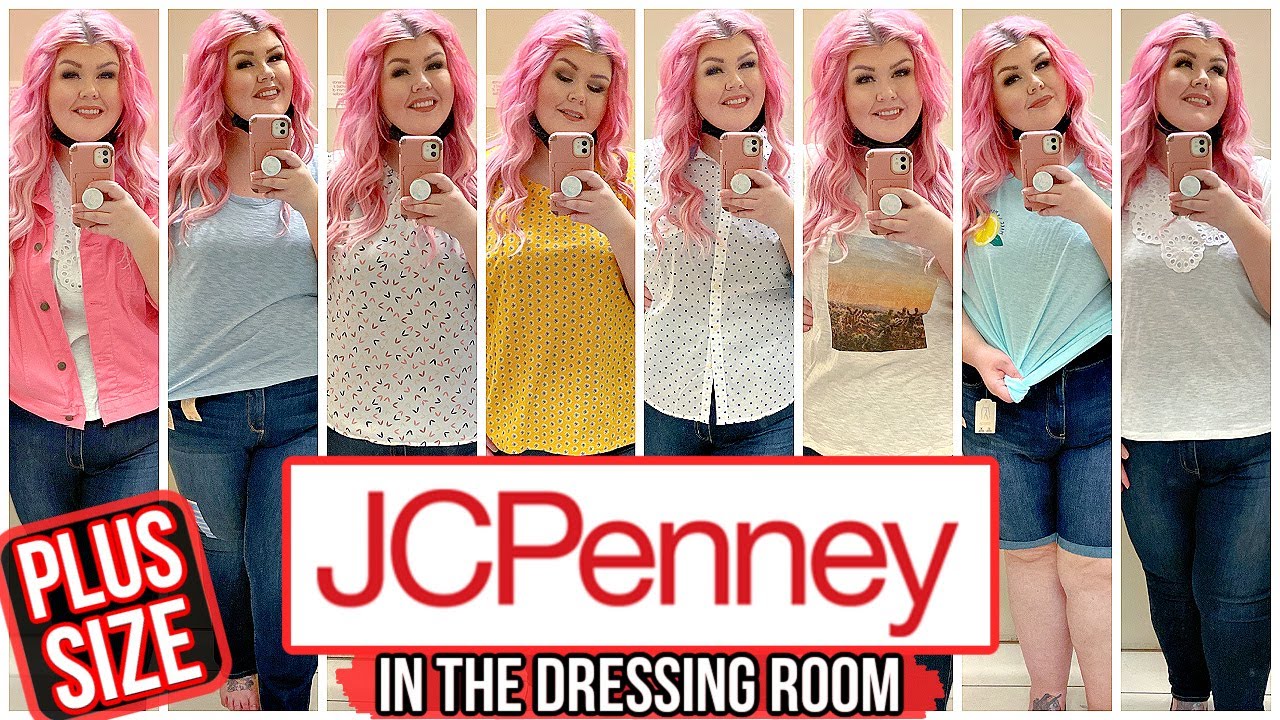 JC PENNEY Plus Size In The Dressing Room May 2021 YouTube