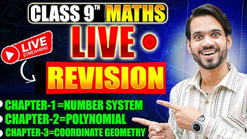 DIAMOND MATHS CLASS 9TH LIVE | NUMBER SYSTEMS | POLYNOMIALS | COORDINATE GEOMETRY | ALL QUESTIONS