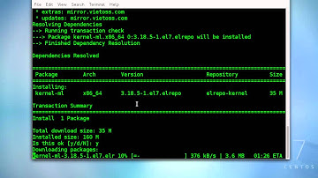 Installing Latest Stable Kernel 3.18 On CentOS 7/RHEL7