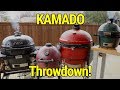 Big Green egg vs Kamado Joe, Akorn, Primo Pork Butt Throwdown | Use Briquettes Vs. Lump? Experiment