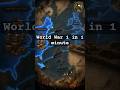 World War 1 in 1 Minute | Animated Shorts