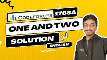 One and Two | Codeforces 1788A Solution | Codeforces Round #851 (Div. 2) | English