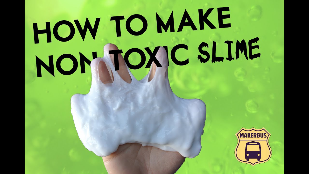 How to turn Borax and Glue into Non-Toxic Slime - YouTube