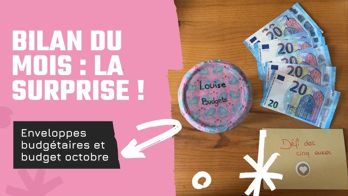 Défis enveloppes budget Lune - Mes petites fiches