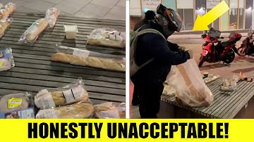 Migrant Delivery Drivers Steal Food Intended For The Homeless!