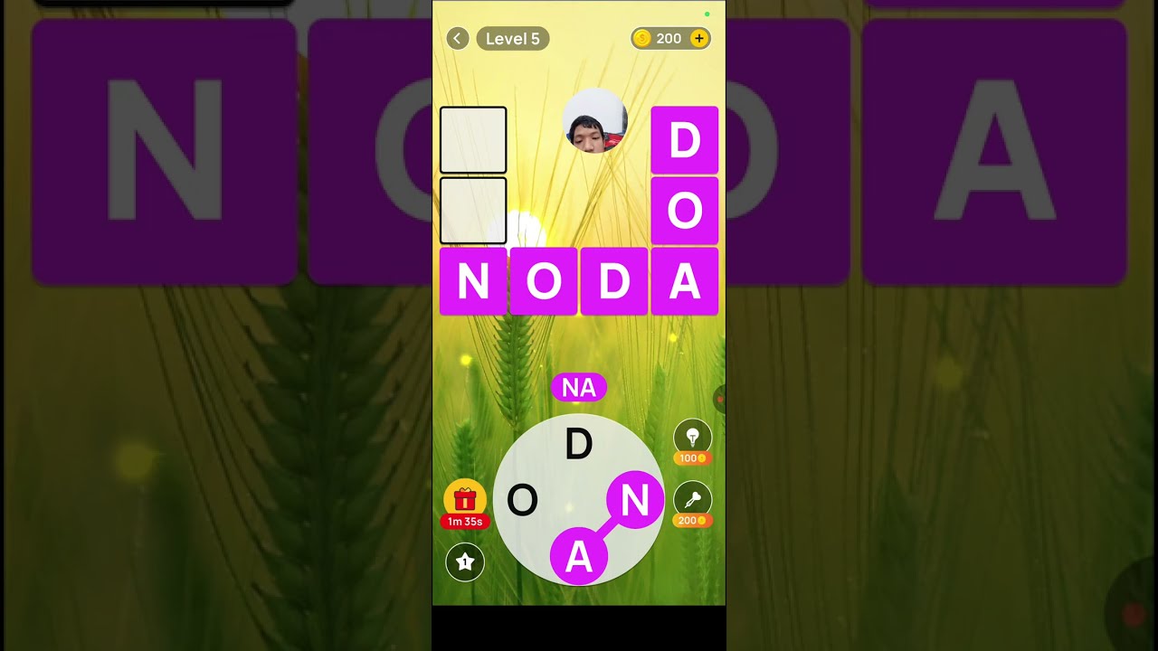 saya coba Main game Puzzle yaitu Word Scenery:Crosswords 