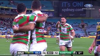 Watch all the highlights as parramatta eels chase back to victories
when they host south sydney rabbitohs at anz stadium, sydney. nrl on
nine is...