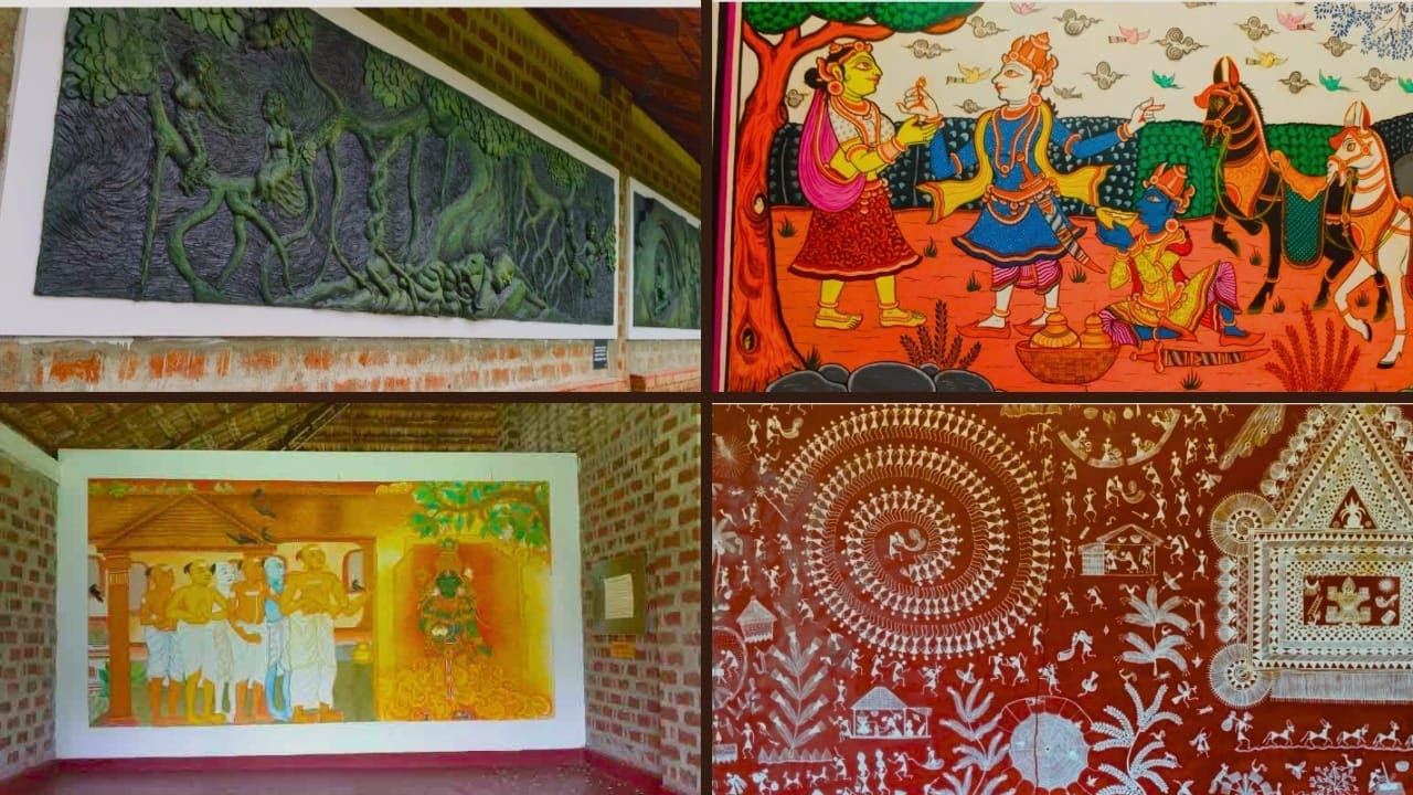 Ahalia Heritage Village/ Tribal Mural Gallery/Kerala Mural Gallery