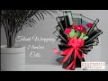 Teknik Wrapping Buket Bunga Gembul Cuma 2 Lembar Cello!! DIY Flower Bouquet