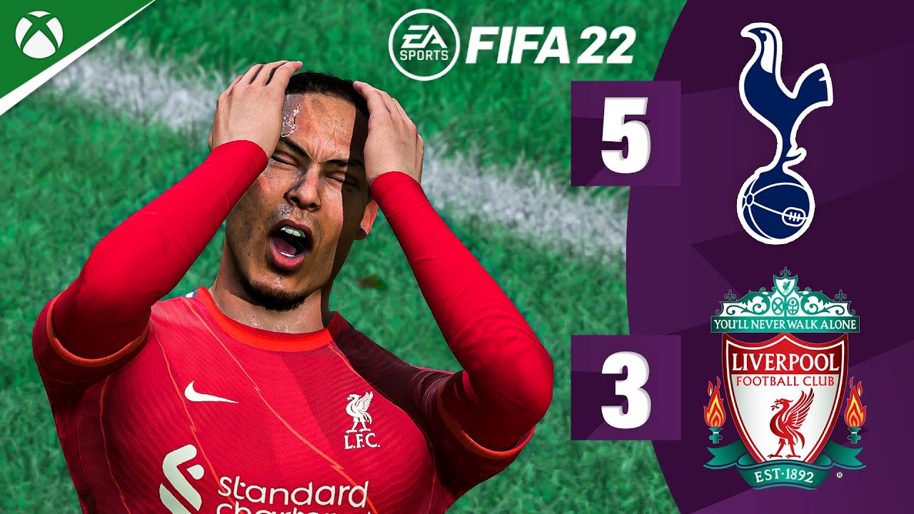 FIFA 22 - Tottenham vs Liverpool | Premier League 21/22 | Xbox One Gameplay