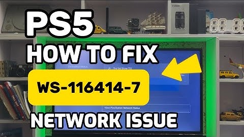 How To Fix PS5 WS-116414-7 A network connection error had occurred PlayStation 5