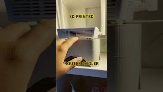 3D Printed Router Cooler #huawei #router #3dprinting #networking
