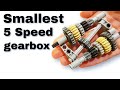 Smallest 5 Speed Lego technic gearbox?!  Ultra compact transmission ( instructions)