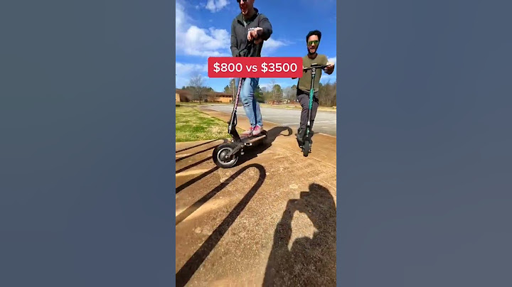 Gotrax Electric Scooter VS $3500 Electric Scooter
