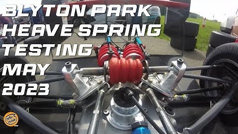 Zetecinside Motorsport 3rd element/heave spring, on the Formula Ford EcoBoost, Blyton Park May 2023