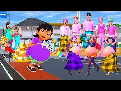 Yuta Mio Panik Susanti Hamil Sambil Berak Tai Sunat Demon Hunters Saja Boys |Sakura School Simulator