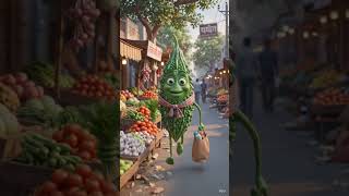 Cartoon video karela aur bhindi hindi kahaniyan hindi me AI video Viral AI video Viral shorts video