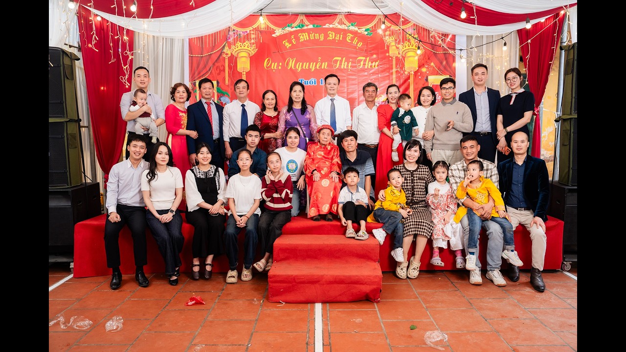 Mừng thọ Cụ Nguyễn Thị Thư 100 tuổi