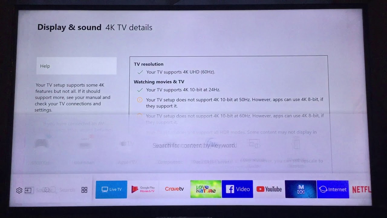 How To Get Full 4K in Xbox One S And Xbox One X - YouTube