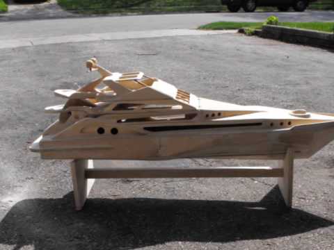 Hand Crafted RC Yacht - YouTube