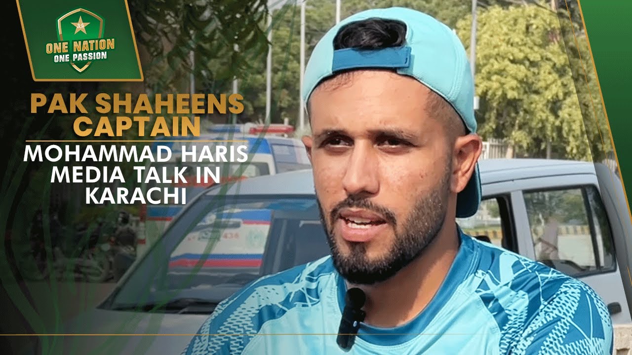 Pakistan Shaheens captain Mohammad Haris Media Talk in Karachi | PCB ...