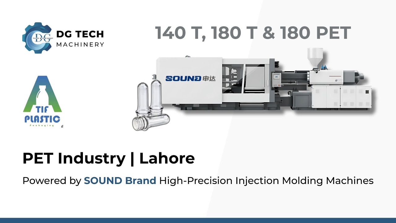 ATIF PLASTICS | SOUND UN 140, 180 & 180 PET Injection Molding Machines ...
