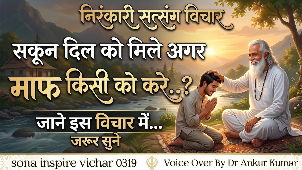 एक बार किसी को माफ़ करके देखो | दिल को सुकून मिलेगा | माफ़ी की ताकत #nirankari #video #motivation