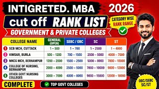 Integrated MBA 2026 🔥 Best Colleges, Cutoff, Placement, Fees &amp; OJEE Counselling Complete Guide |