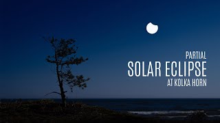 Partial Solar eclipse at Kolka horn in March 29th, 2025