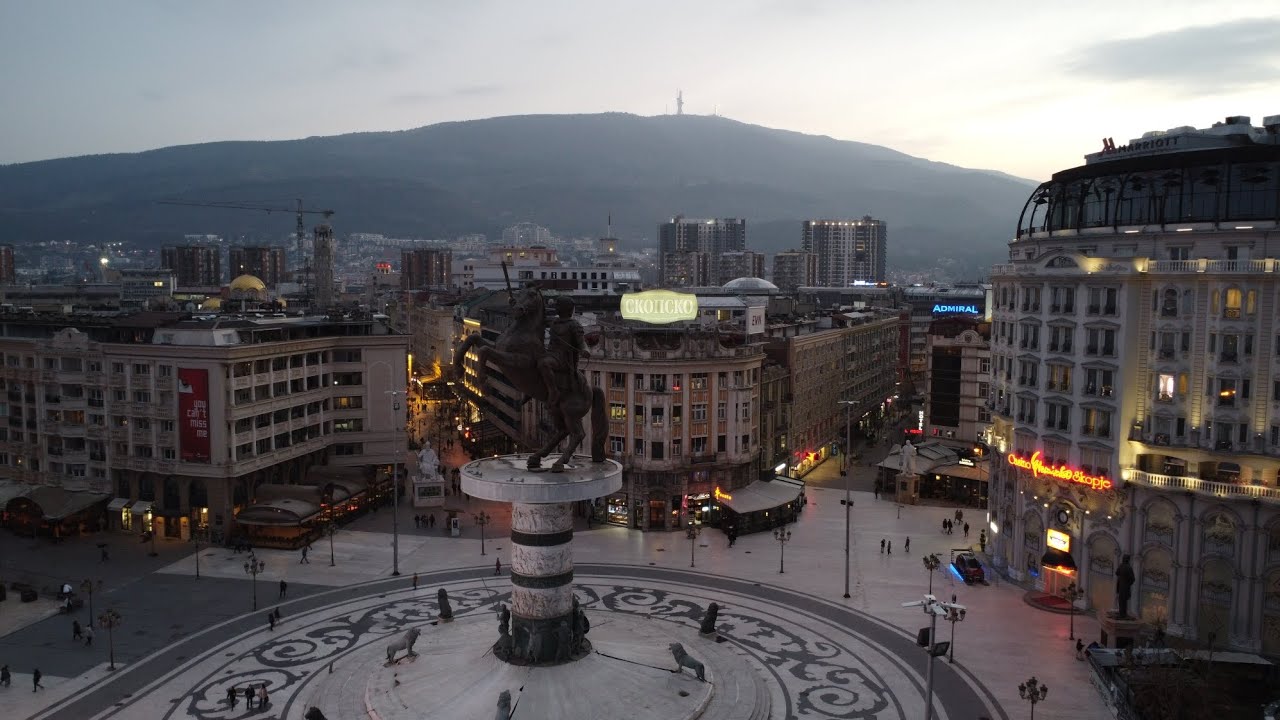Skopje-Macedonia-4k-dji mini 2