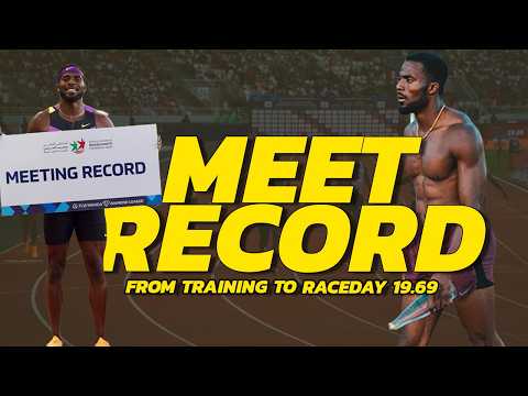 Kenny Bednarek Runs 19.69! Meet Record in Morocco | Full BTS Vlog