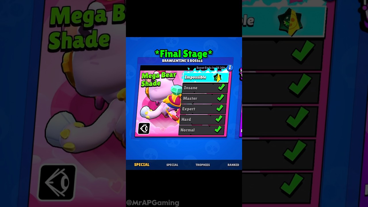 Best Brawler for MEGA BEAR SHADE🙏💀 Brawl Stars 