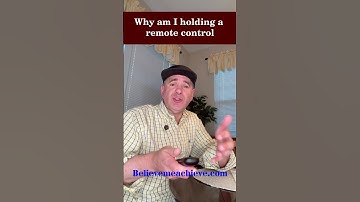 Why am I holding a remote control?
