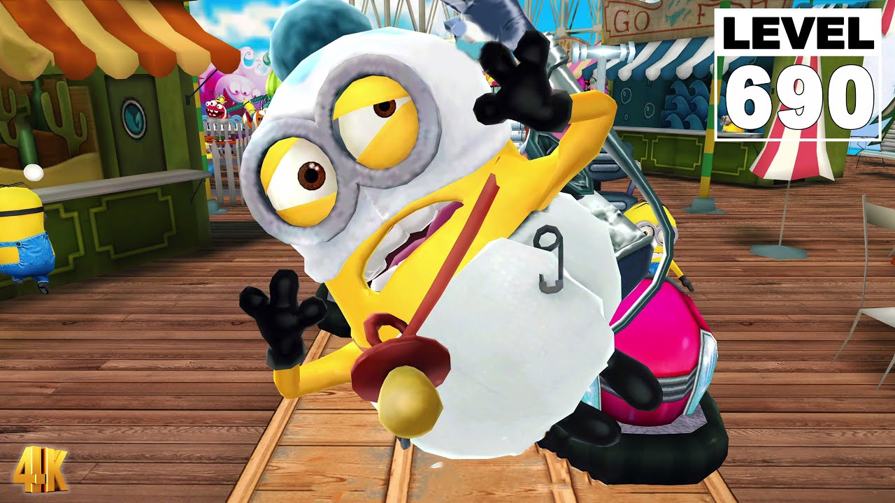 Minion Rush LEVEL690 - Baby Minion visit a Secret Area 8 times at