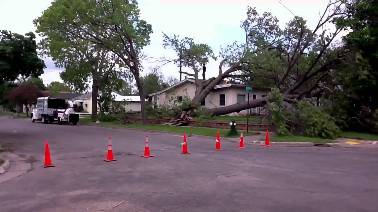 22nd St after tornado 2011 La Crosse WI YouTube