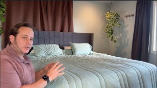 Bedsure Sage Green King Comforter Set Review!