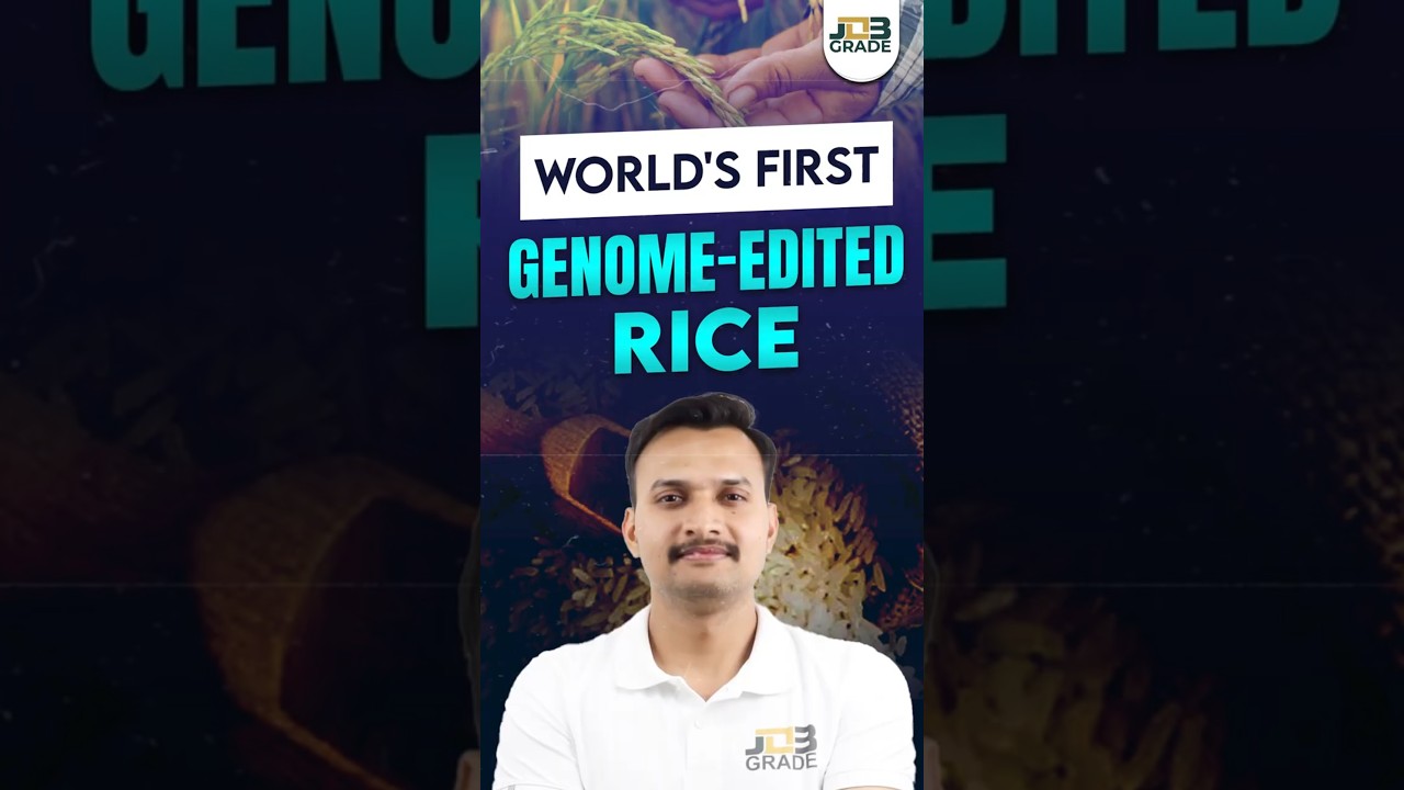 World's First Genome Edited Rice 