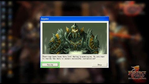 Perfect World International - Tutorial: Download & Install