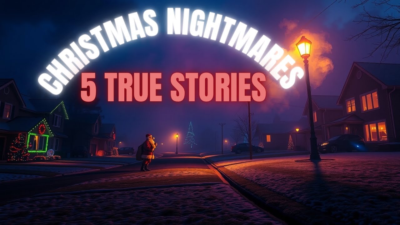 1 Hour of True Crime Bedtime Stories & Heavy Rain (5 Christmas Cases) 🌧️
