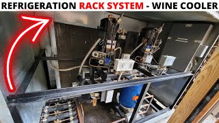 HVACR Service Call: Refrigeration Rack System  Wine Cooler Not Cooling (Breaker Keeps Tripping)